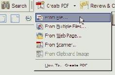Создание файла Adobe PDF из файла TIFF